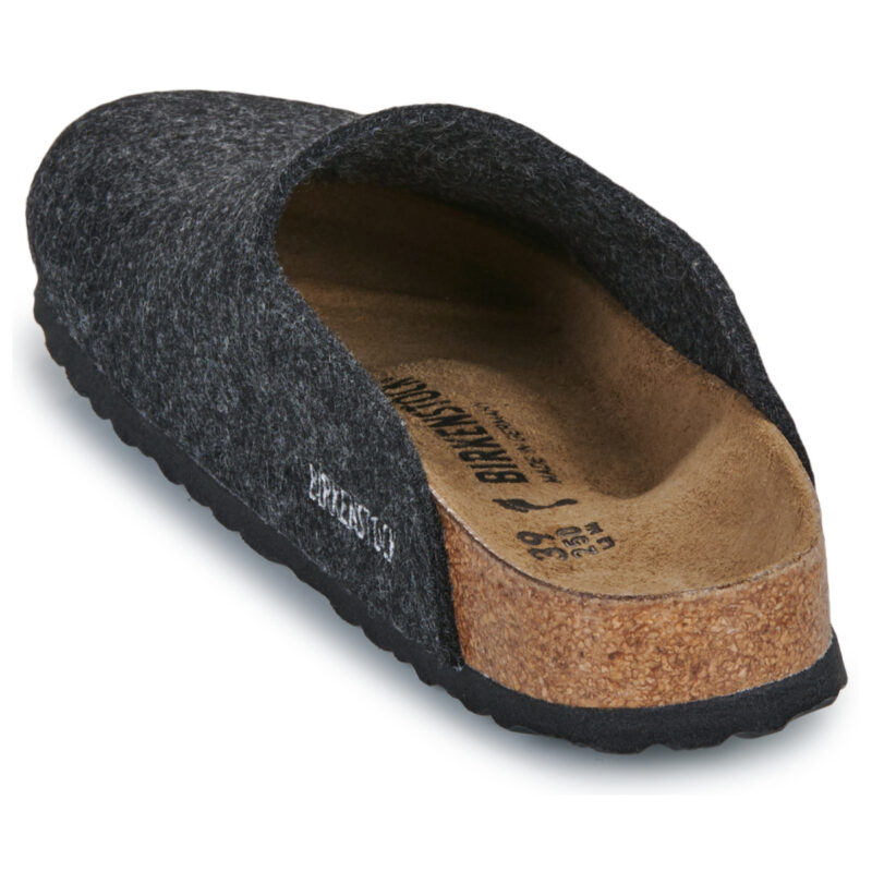 BIRKENSTOCK Amsterdam Feltro / De / Lana / Antracite / Stretta / Regular Grigio Pantofole Donna - 5