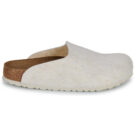 BIRKENSTOCK Amsterdam Feltro / De / Lana / Eggshell / Stretto Beige Pantofole Donna - 2