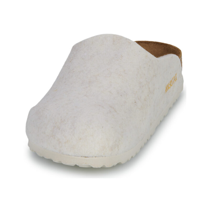 BIRKENSTOCK Amsterdam Feltro / De / Lana / Eggshell / Stretto Beige Pantofole Donna - 3
