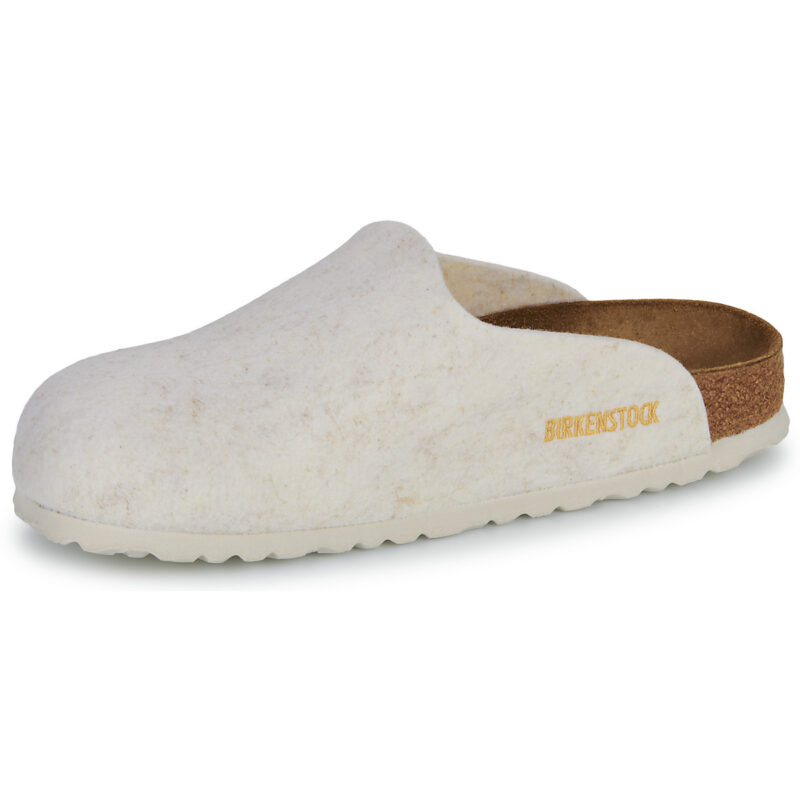 BIRKENSTOCK Amsterdam Feltro / De / Lana / Eggshell / Stretto Beige Pantofole Donna - 4