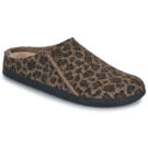 BIRKENSTOCK Zermatt Shearling / Toffee / Melange / Schmale braune Hausschuhe Damen - 1