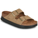 Papillio Arizona Flex Platform Nubuck Beige Damen Clogs - 1