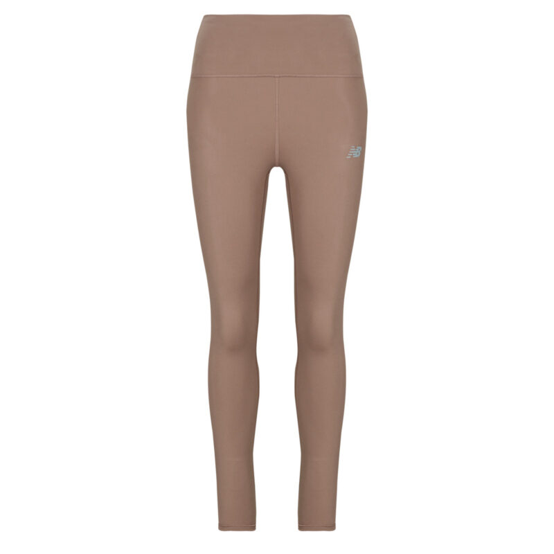 Mallas New Balance NB HARMONY HIGH RISE LEGGING para mujer, color marr&oacute;n - 1