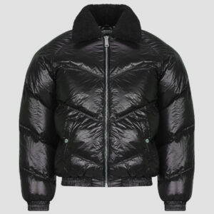 Piumino  Schott  -  Nero -   Piumini Donna