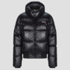 Schott Daunenjacke - Schwarz Damen Daunenjacken