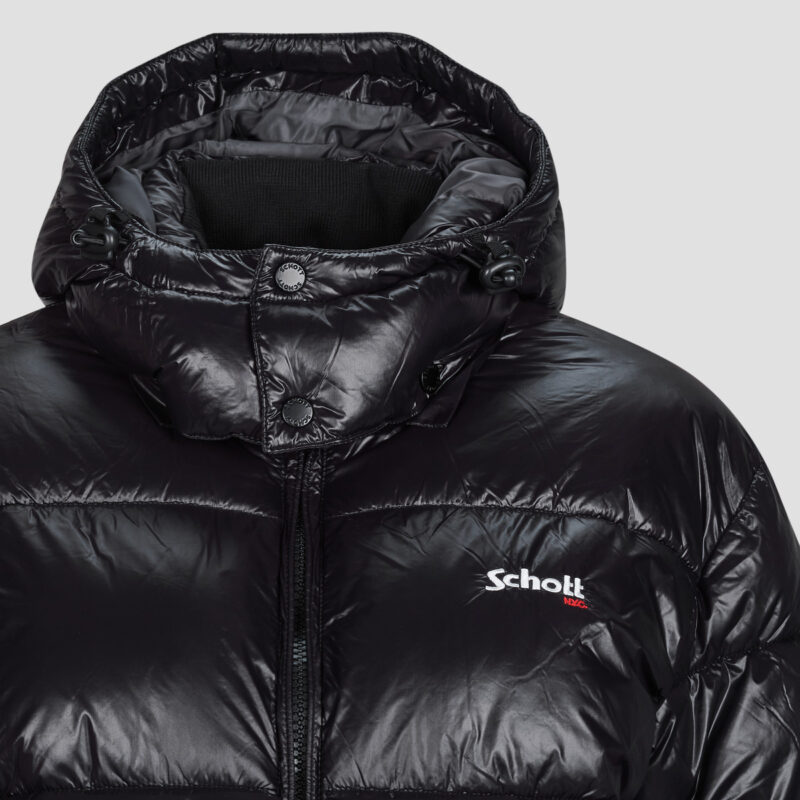Schott Daunenjacke - Schwarz Damen Daunenjacken - 8