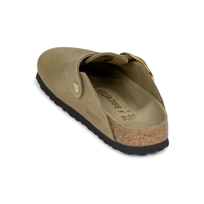 BIRKENSTOCK Boston Big Buckle Pelle / Huilé / Tobacco / Brown / Stretto Beige Zoccoli Donna - 5