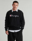 Felpe  Champion  CREWNECK SWEATSHIRT  Nero -   Felpe Abbigliamento Donna - 2