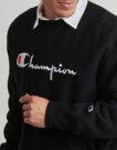 Felpe  Champion  CREWNECK SWEATSHIRT  Nero -   Felpe Abbigliamento Donna - 4