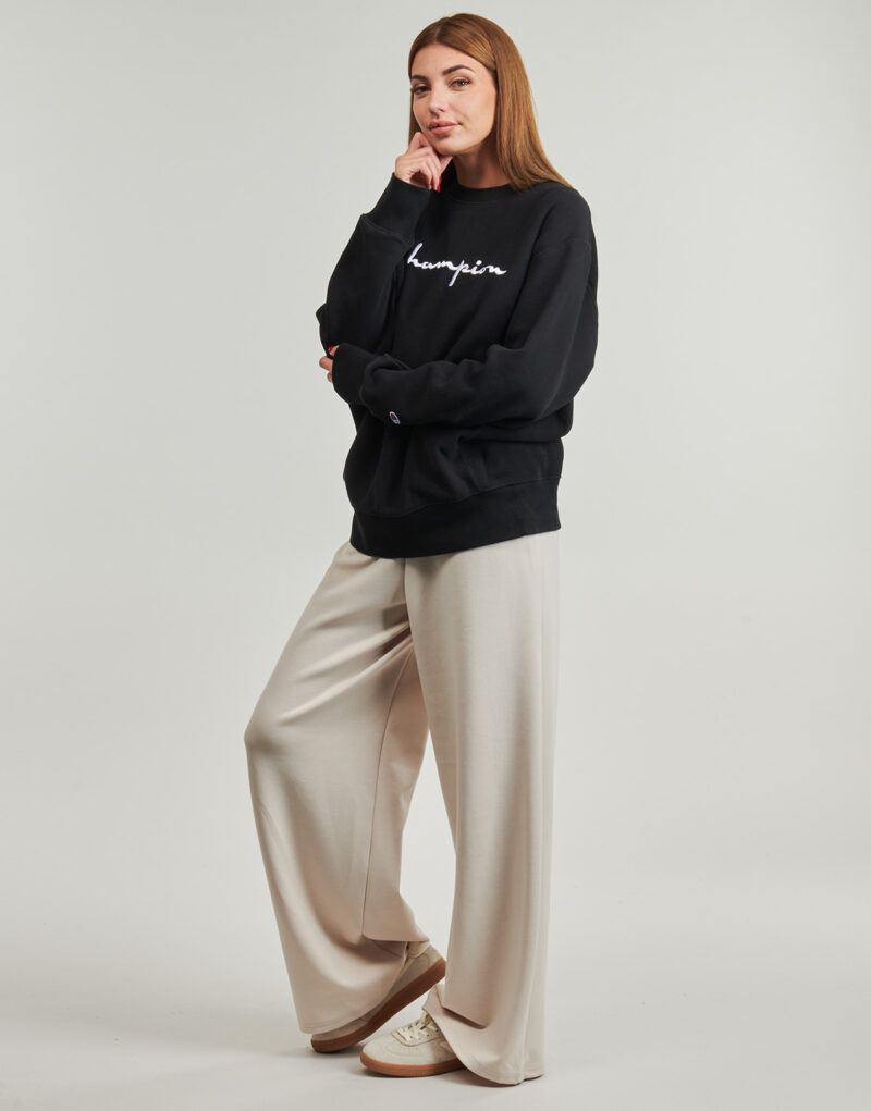 Felpe  Champion  CREWNECK SWEATSHIRT  Nero -   Felpe Abbigliamento Donna - 6