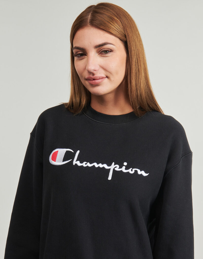 Felpe  Champion  CREWNECK SWEATSHIRT  Nero -   Felpe Abbigliamento Donna - 7