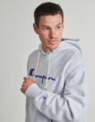 Felpe con cappuccio Champion HOODED SWEATSHIRT Grigio Felpe con cappuccio Donna - 4