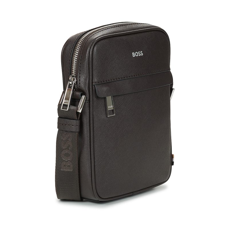 BOSS Zair_NS zip Marrone Borse Shopping Uomo - 2