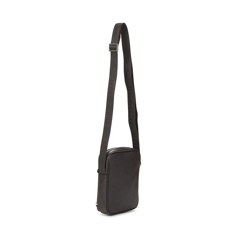 BOSS Zair_NS zip Marrone Borse Shopping Uomo - 3