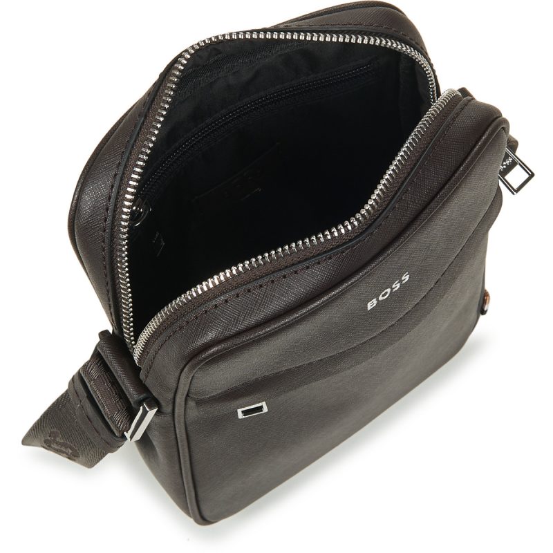 BOSS Zair_NS zip Marrone Borse Shopping Uomo - 5
