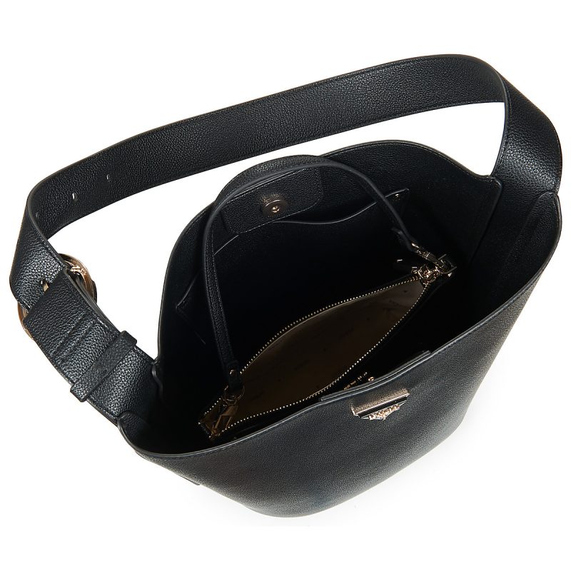 Guess MERIDIAN II BUCKET Nero Borse a spalla Donna - 5