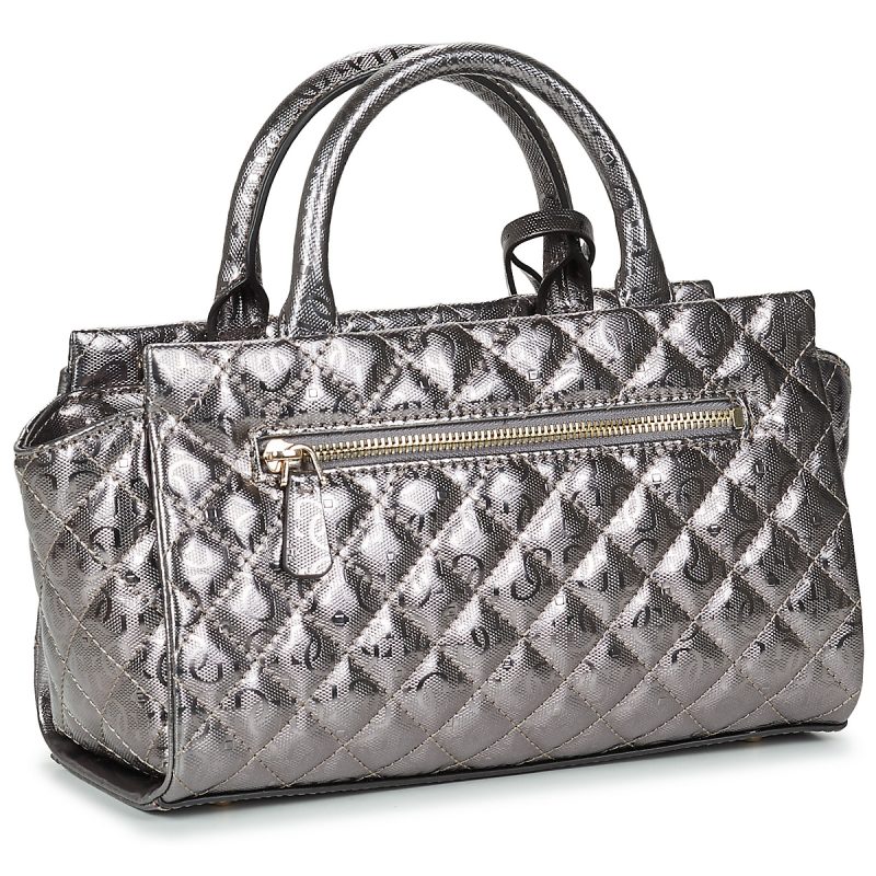 Donna Guess IDRA SMALL SATCHEL Oro Borsetta Donna - 2