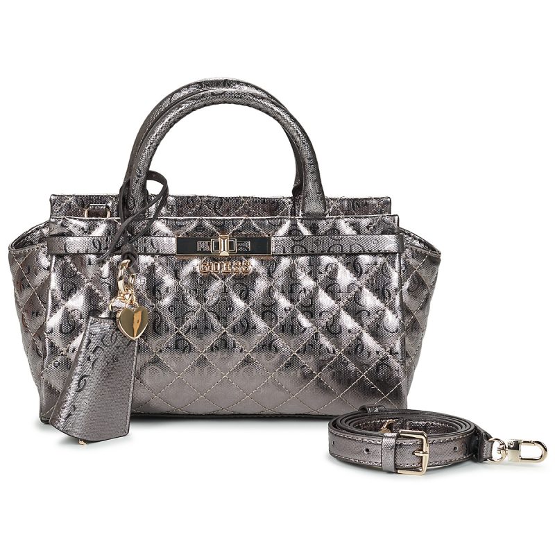 Donna Guess IDRA SMALL SATCHEL Oro Borsetta Donna - 1