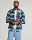 Camicia a maniche corte Tommy Hilfiger HERO FLANNEL TARTN CHCK RF SHIRT Verde Camicie a maniche corte Uomo - 2