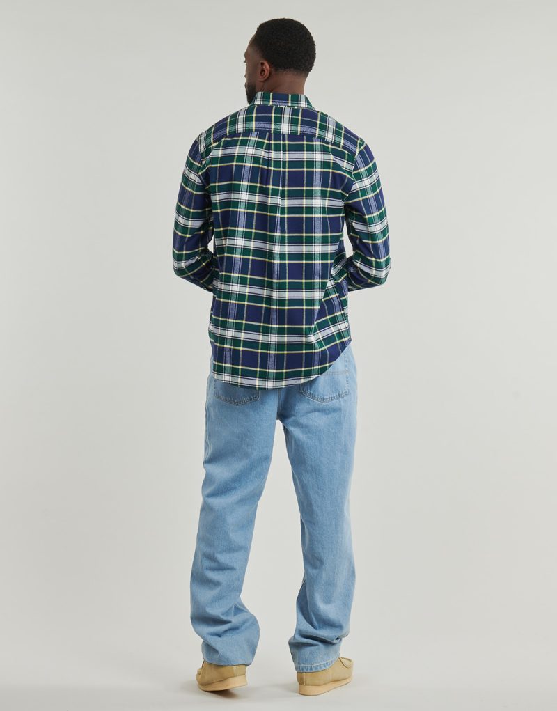 Camicia a maniche corte Tommy Hilfiger HERO FLANNEL TARTN CHCK RF SHIRT Verde Camicie a maniche corte Uomo - 3