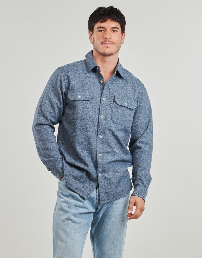 Camicia a maniche lunghe Levis JACKSON WORKER Blu Camicie a maniche lunghe Uomo - 2