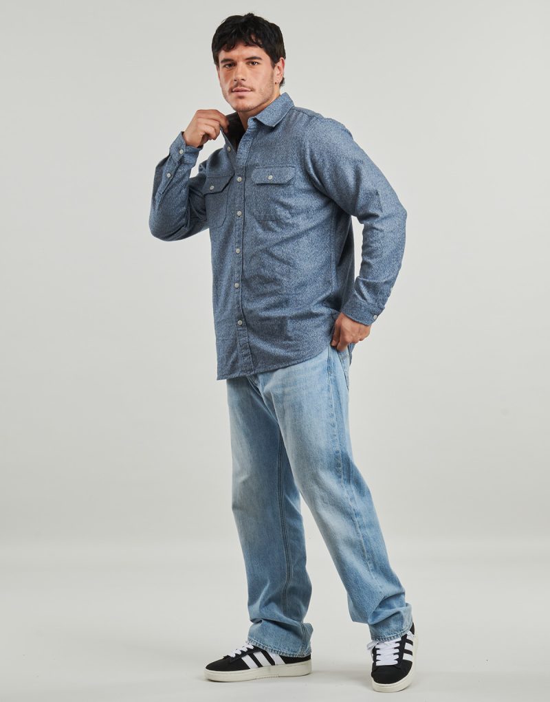 Camicia a maniche lunghe Levis JACKSON WORKER Blu Camicie a maniche lunghe Uomo - 3