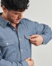 Camicia a maniche lunghe Levis JACKSON WORKER Blu Camicie a maniche lunghe Uomo - 5
