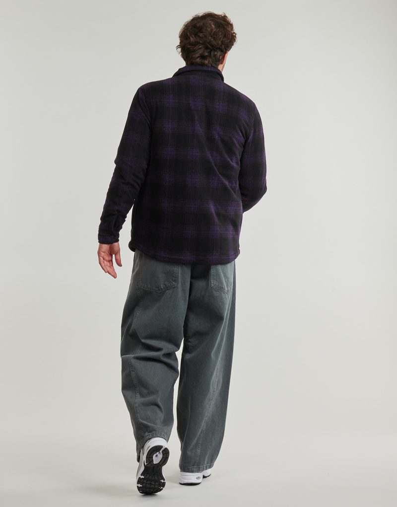 Camicia a maniche lunghe Volcom BOWERED FLEECE LS Viola Camicie a maniche lunghe Uomo - 4