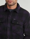 Camicia a maniche lunghe Volcom BOWERED FLEECE LS Viola Camicie a maniche lunghe Uomo - 5