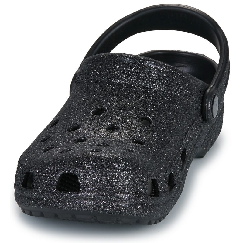 Crocs Classic Glitter Clog Nero Zoccoli Donna - 3