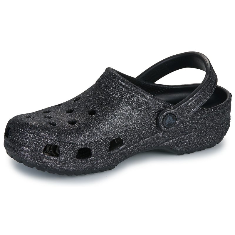 Crocs Classic Glitter Clog Nero Zoccoli Donna - 4