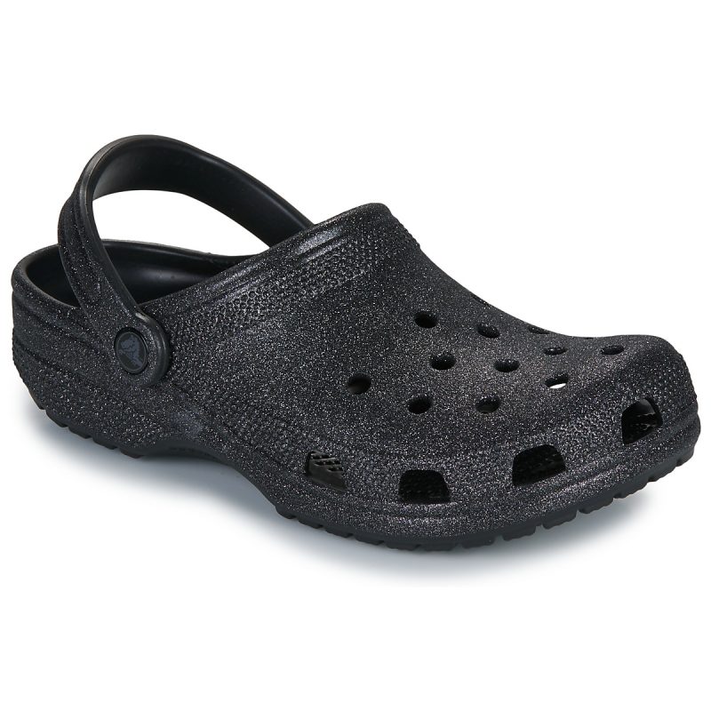 Crocs Classic Glitter Clog Nero Zoccoli Donna - 1