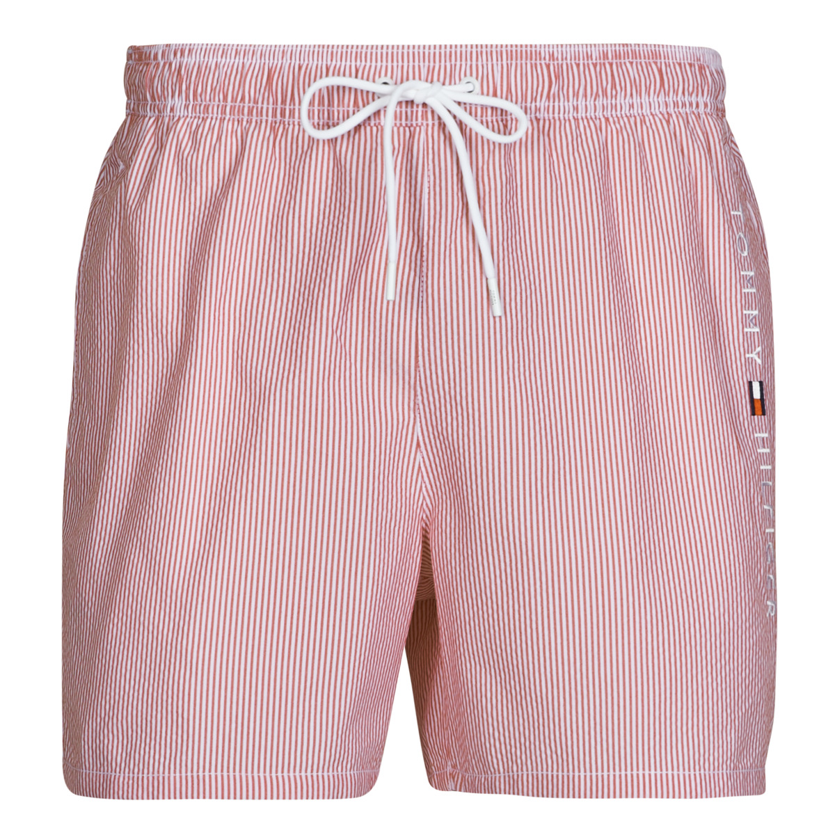 Tommy Hilfiger MEDIUM DRAWSTRING ITHACA STRIPE Rosa Costume / Bermuda da spiaggia Uomo 1 Costume / Bermuda da spiaggia uomo Tommy Hilfiger  MEDIUM DRAWSTRING ITHACA STRIPE  Rosa Tommy Hilfiger