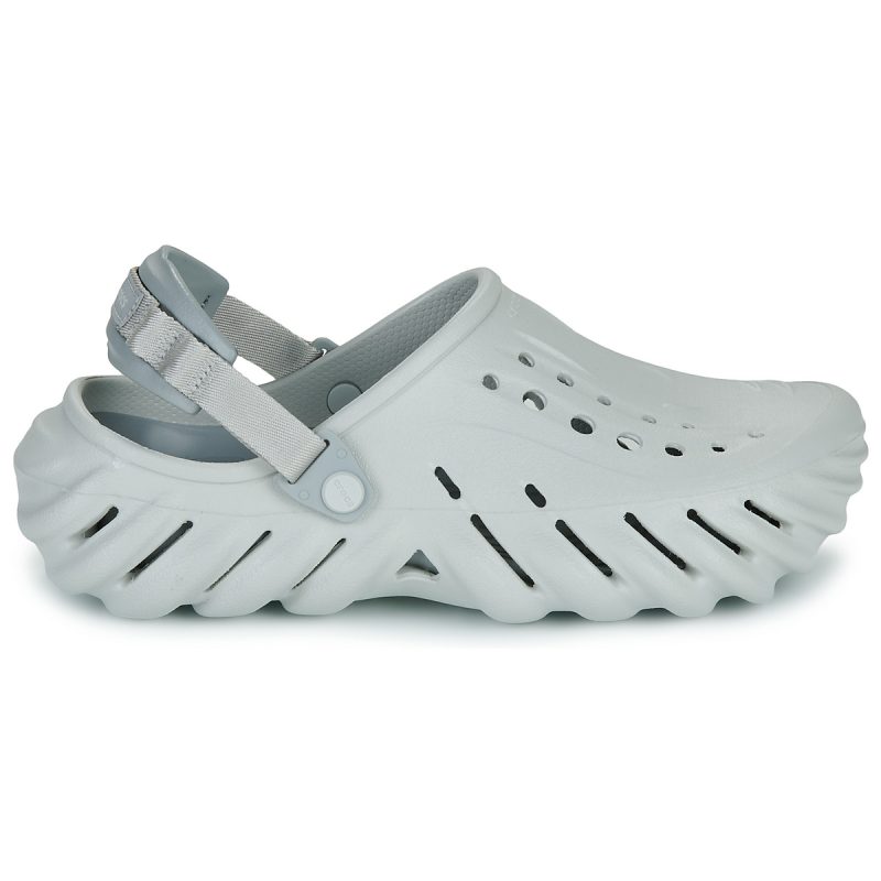 Crocs Echo Clog Gris Sabots Femme - 2