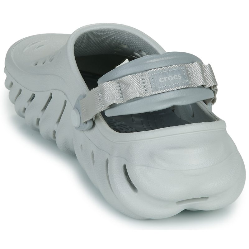 Crocs Echo Clog Gris Sabots Femme - 5