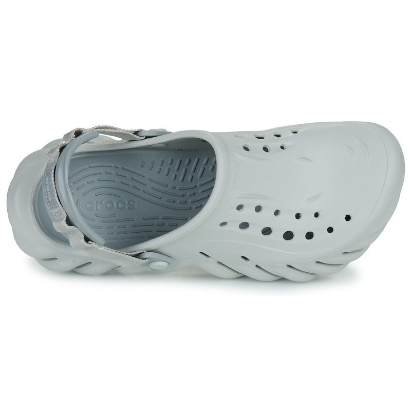 Crocs Echo Clog Gris Sabots Femme - 6