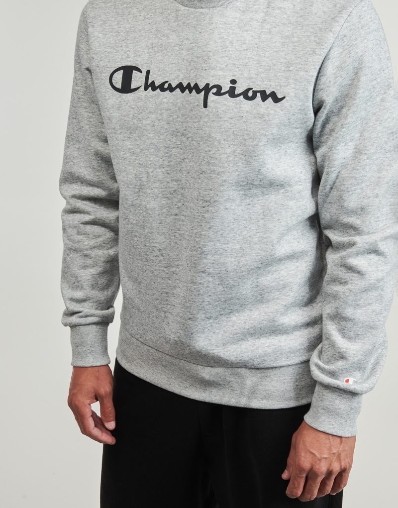 Sweatshirt Champion CREWNECK SWEATSHIRT Grey Sweatshirt Man - 5