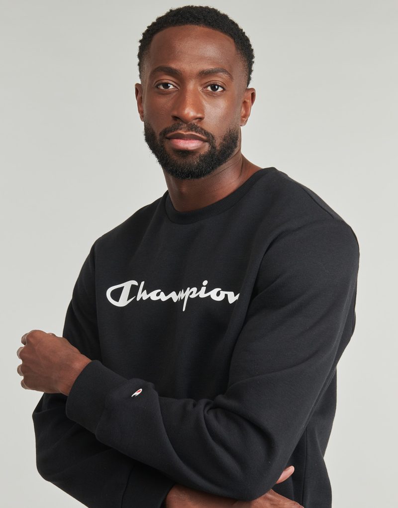 Felpe Champion CREWNECK SWEATSHIRT Nero Felpe Uomo - 5