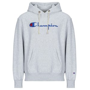 Felpa uomo Champion  HOODED SWEATSHIRT  Grigio Champion 8054041795144