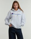 Felpe con cappuccio Champion HOODED SWEATSHIRT Grigio Felpe con cappuccio Uomo - 5