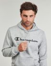 Felpe con cappuccio Champion HOODED SWEATSHIRT Grigio Felpe con cappuccio Uomo - 5