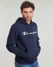 Felpe con cappuccio Champion HOODED SWEATSHIRT Blu Felpe con cappuccio Uomo - 5
