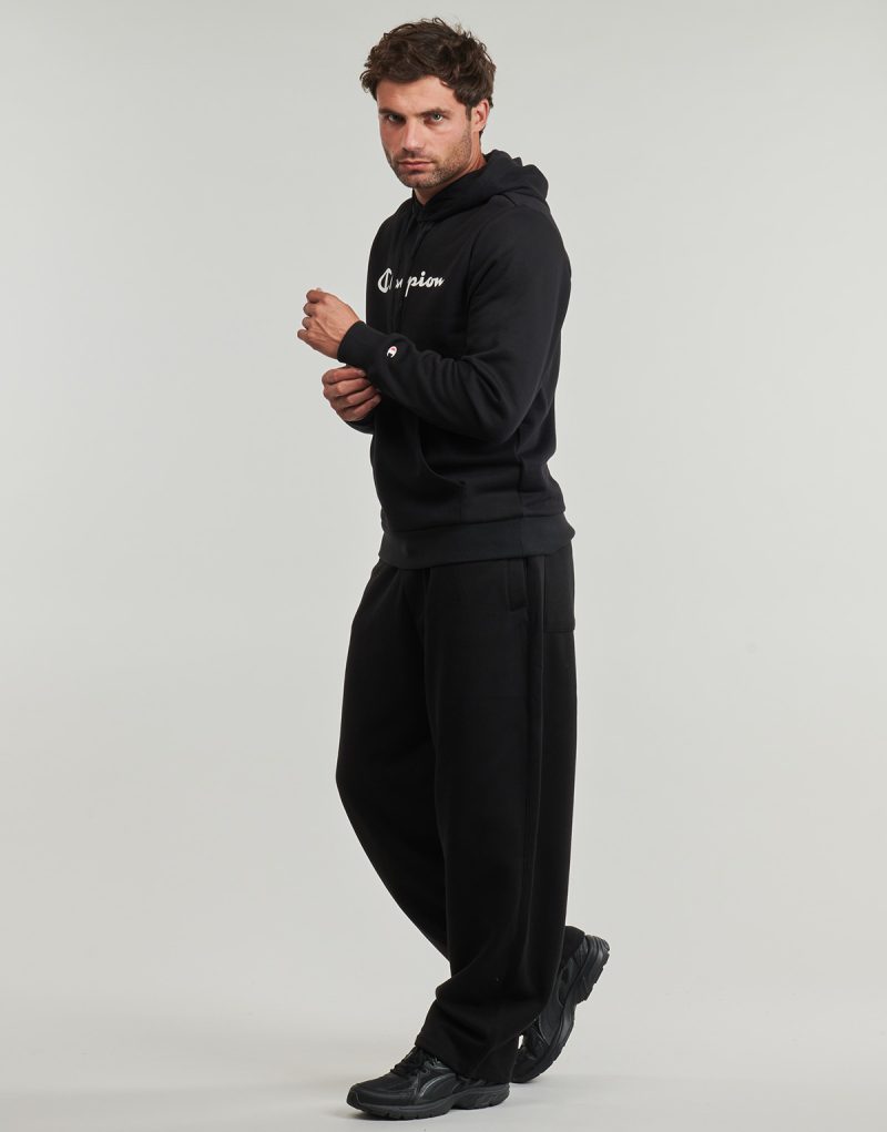 Felpe con cappuccio Champion HOODED SWEATSHIRT Nero Felpe con cappuccio Uomo - 3