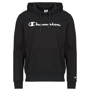 Felpa uomo Champion  HOODED SWEATSHIRT  Nero Champion 8054041829290