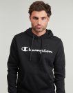 Felpe con cappuccio Champion HOODED SWEATSHIRT Nero Felpe con cappuccio Uomo - 5