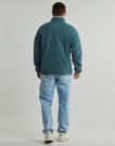 Columbia HELVETIA II Half Snap Fleece Hoodie Blau Herren Hoodies - 4