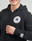 Felpe con cappuccio Converse CHUCK FLEECE STANDARD FIT Nero Felpe con cappuccio Uomo - 5
