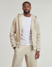 Felpe con cappuccio Guess FINLO ZIPPED HOODIE Beige Felpe con cappuccio Uomo - 2