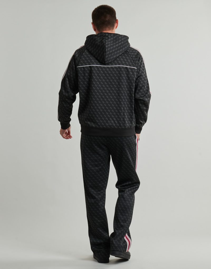 Felpe au cappuccio Guess PARIMO 4G FULL ZIP Sweat &agrave; capuche noir pour homme - 4