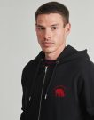 Felpe con cappuccio Harrington SWEAT ZIPPER Nero Felpe con cappuccio Uomo - 5